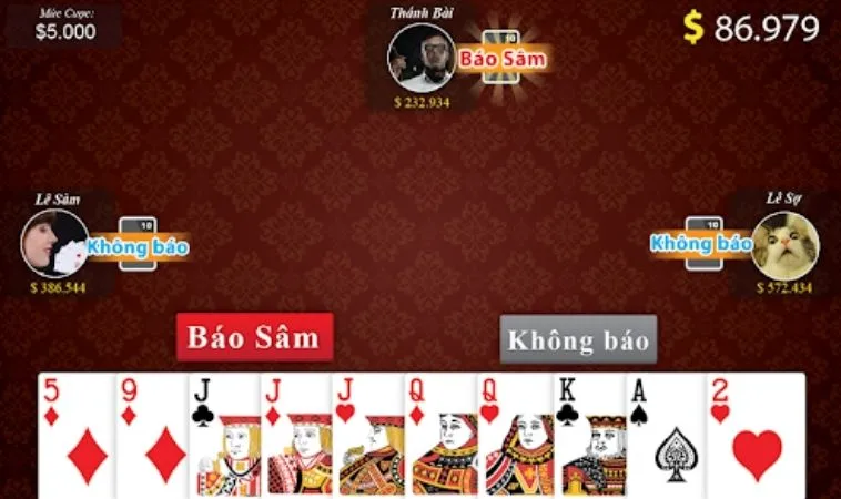 Tham Gia Sâm Lốc 123B: Bí Quyết Thắng Lớn Đang Chờ Bạn Khám Phá! 2 Giao diện chơi Sâm Lốc 123B